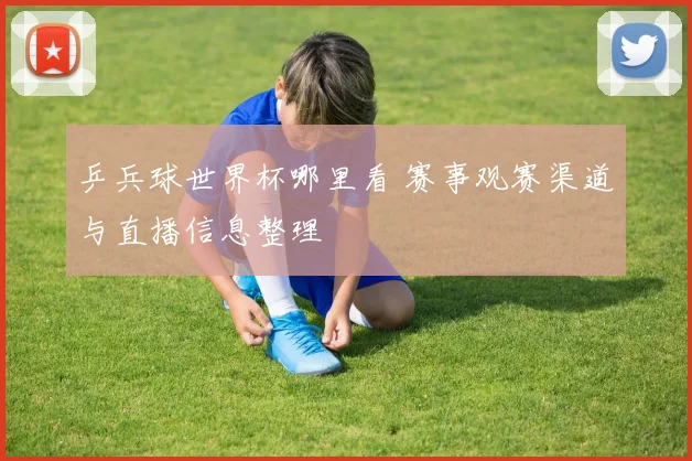 乒兵球世界杯哪里看 赛事观赛渠道与直播信息整理