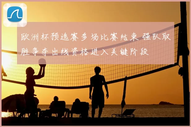 欧洲杯预选赛多场比赛结束 强队取胜争夺出线资格进入关键阶段