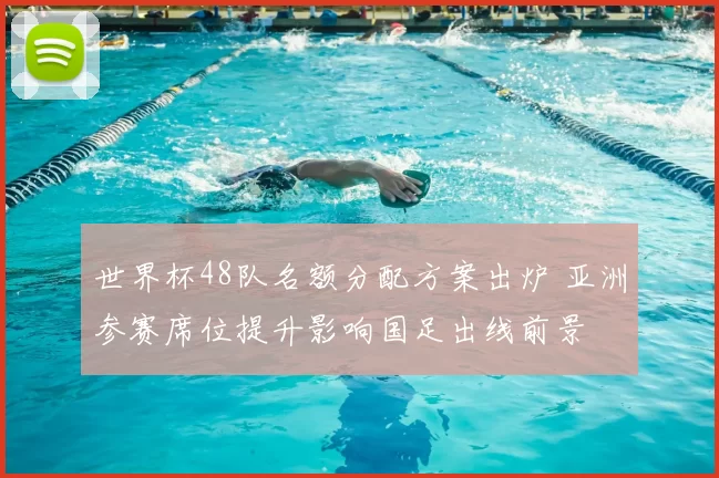 世界杯48队名额分配方案出炉 亚洲参赛席位提升影响国足出线前景