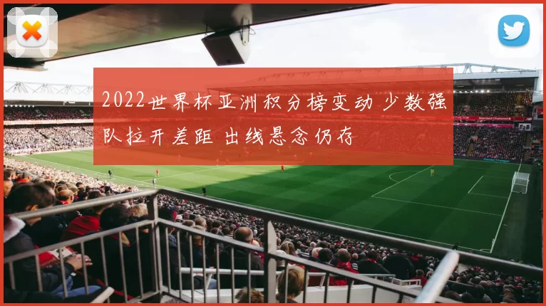 2022世界杯亚洲积分榜变动 少数强队拉开差距 出线悬念仍存